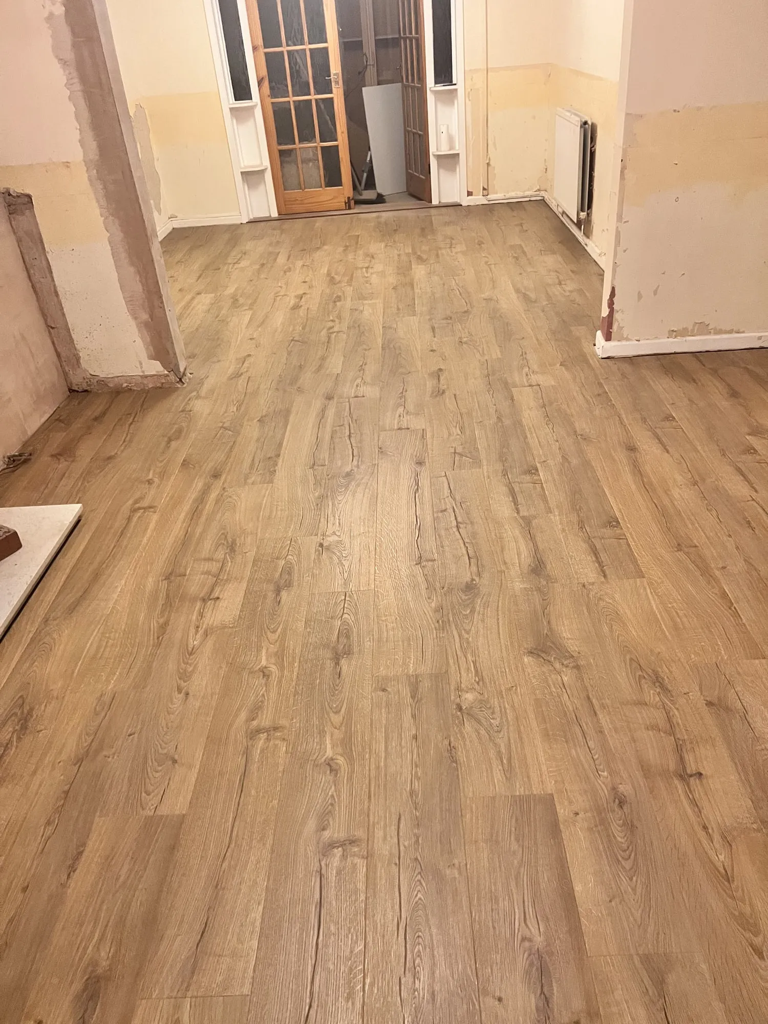 Laminate flooring: a job by Nicolai