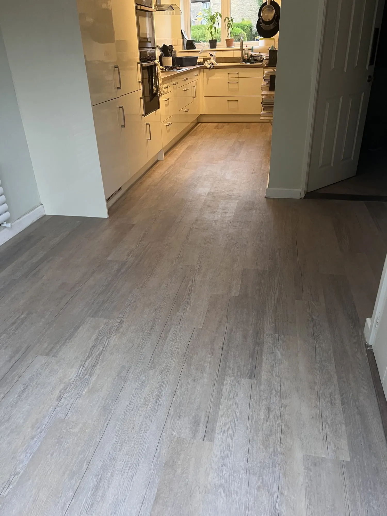 Glue-down LVT (Karndean), insurance job, Islip, near Oxford