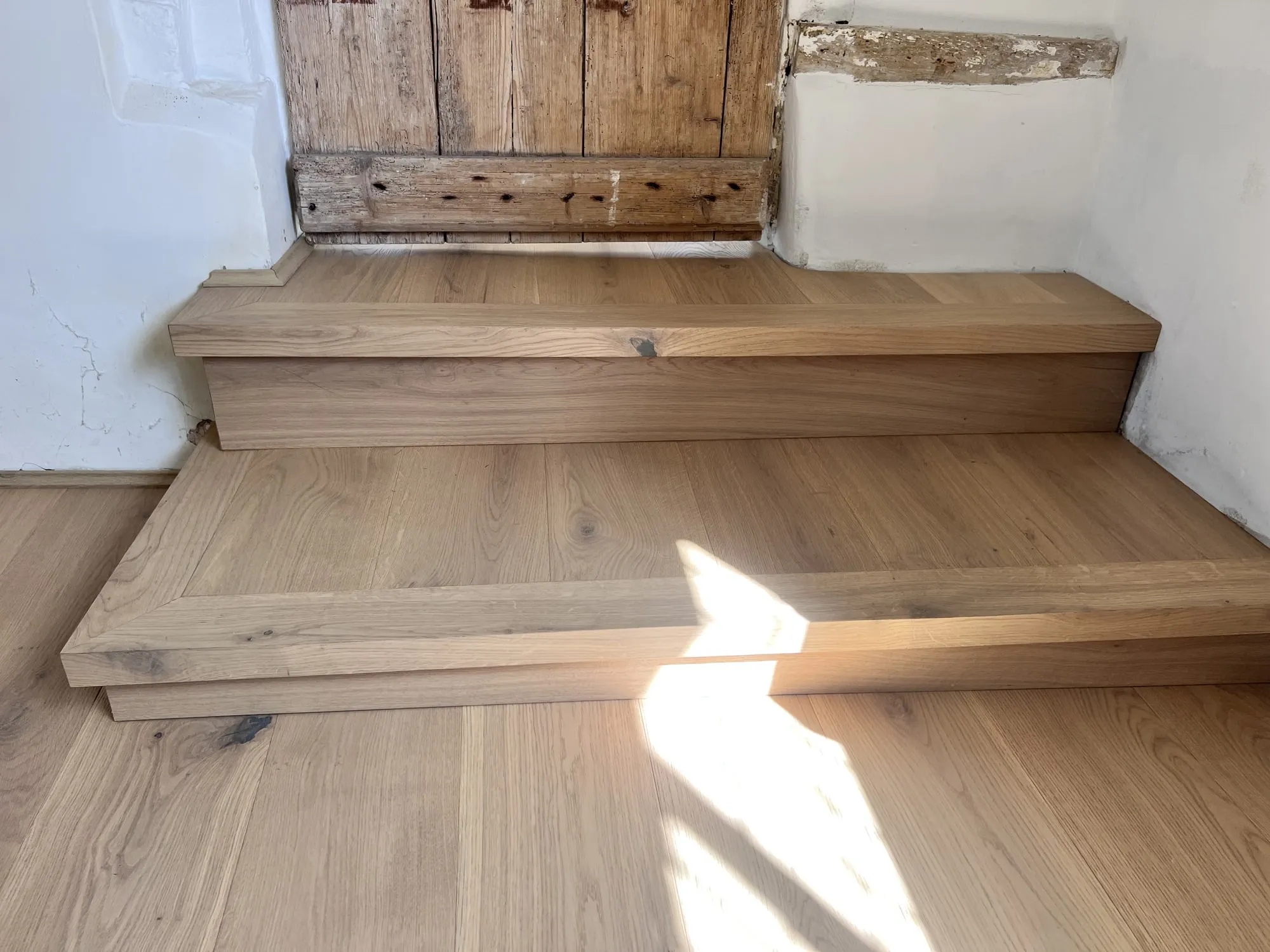 Engineered wood steps, made to measure, Dorchester-on-Thames